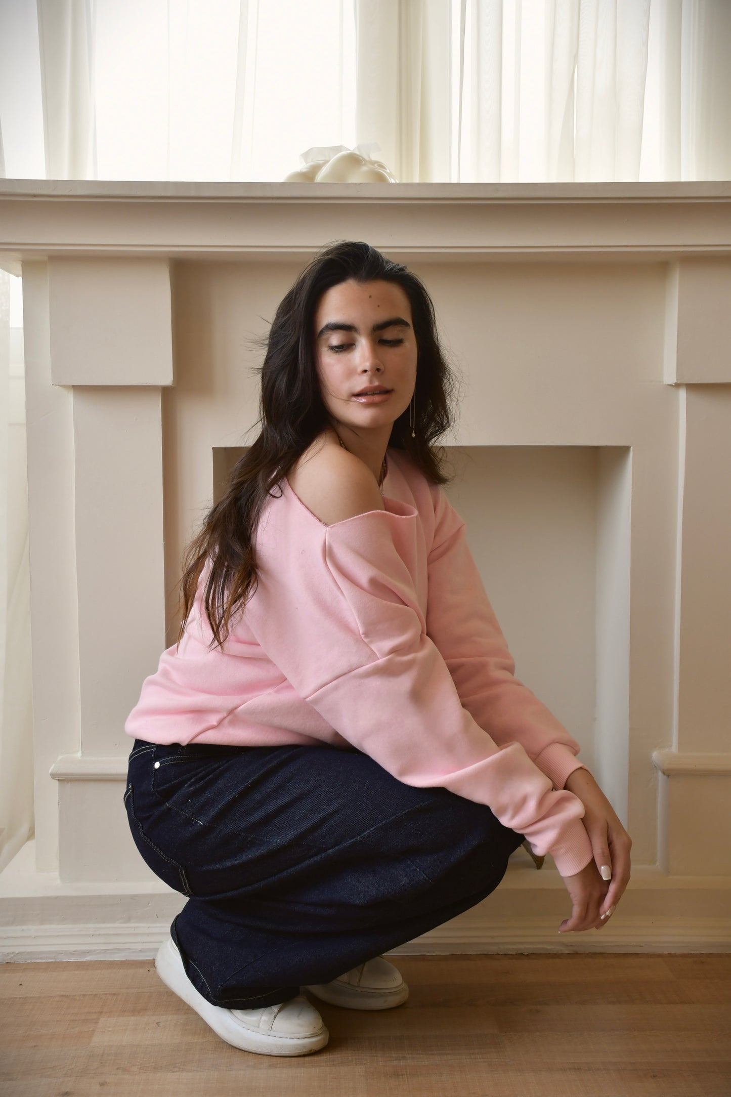 Off-Shoulder Sweater