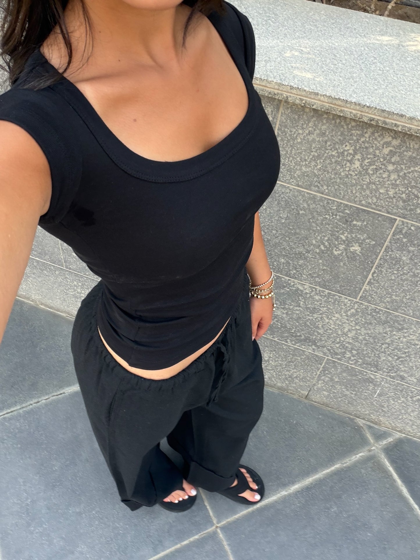 Black Linen Pants