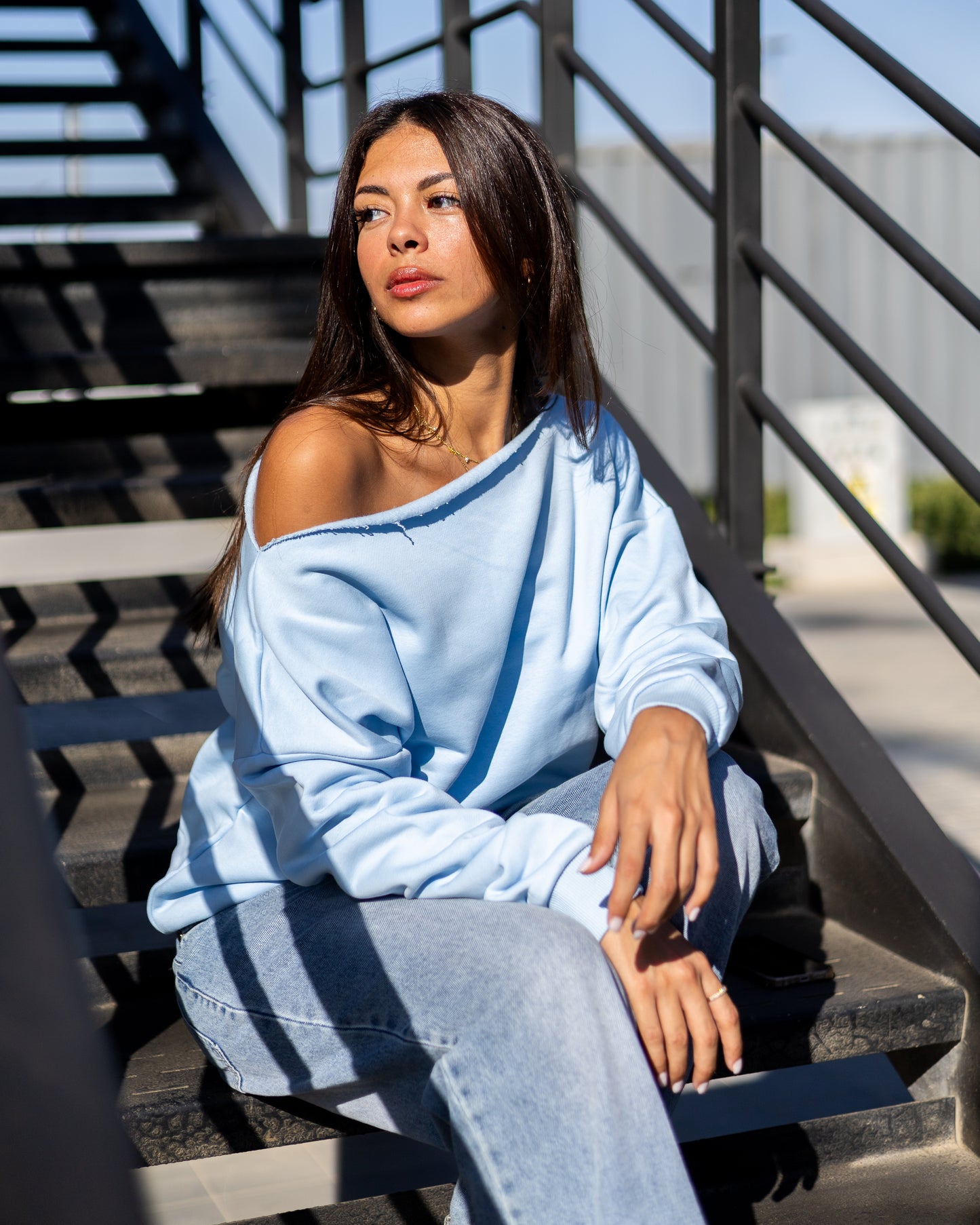 Off-Shoulder Sweater