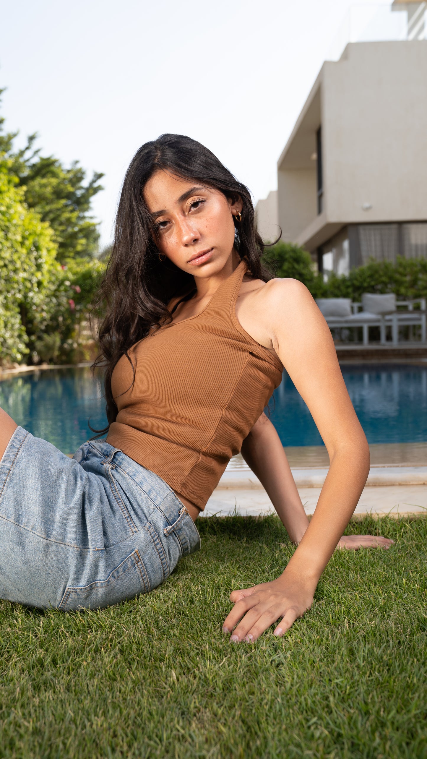 Ribbed Halter Top