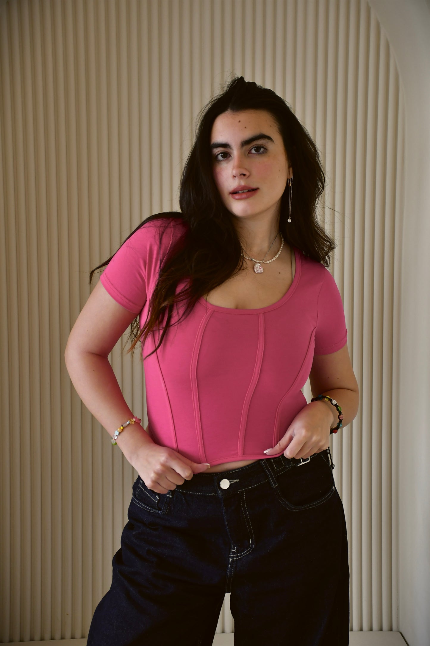 Short Sleeve Corset
