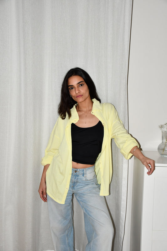 Yellow Flowy Shirt