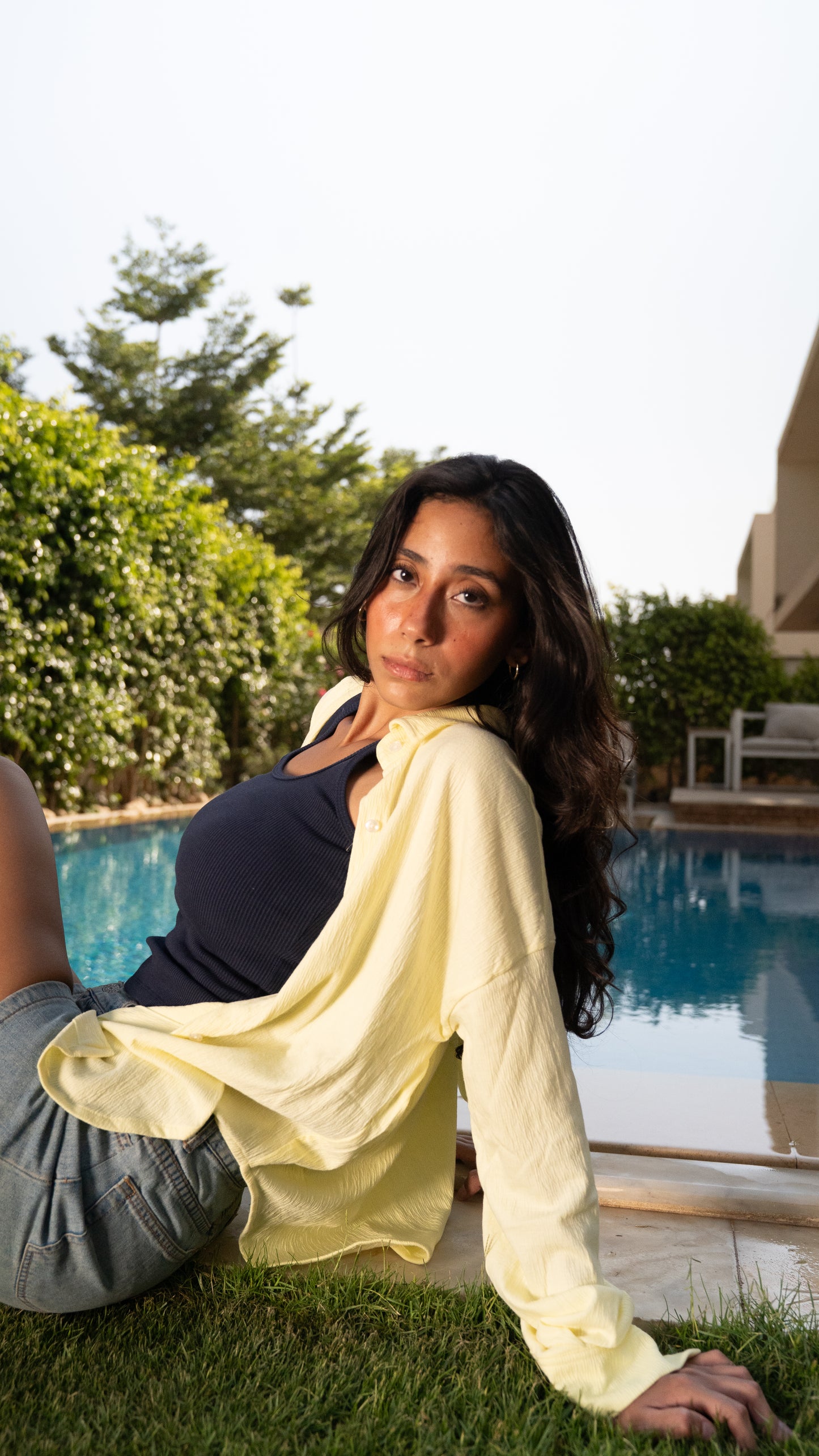 Yellow Flowy Shirt