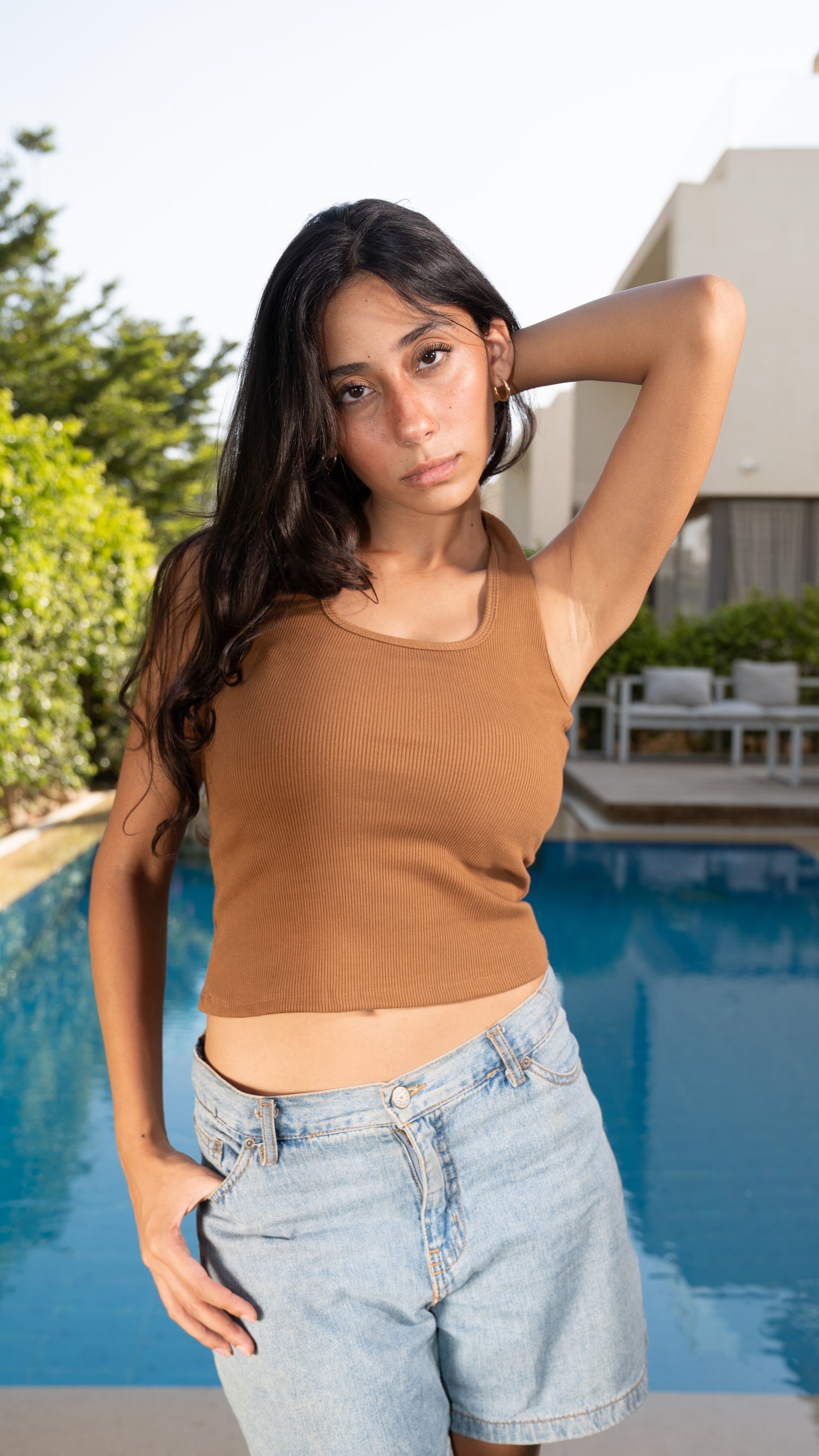 Ribbed Halter Top