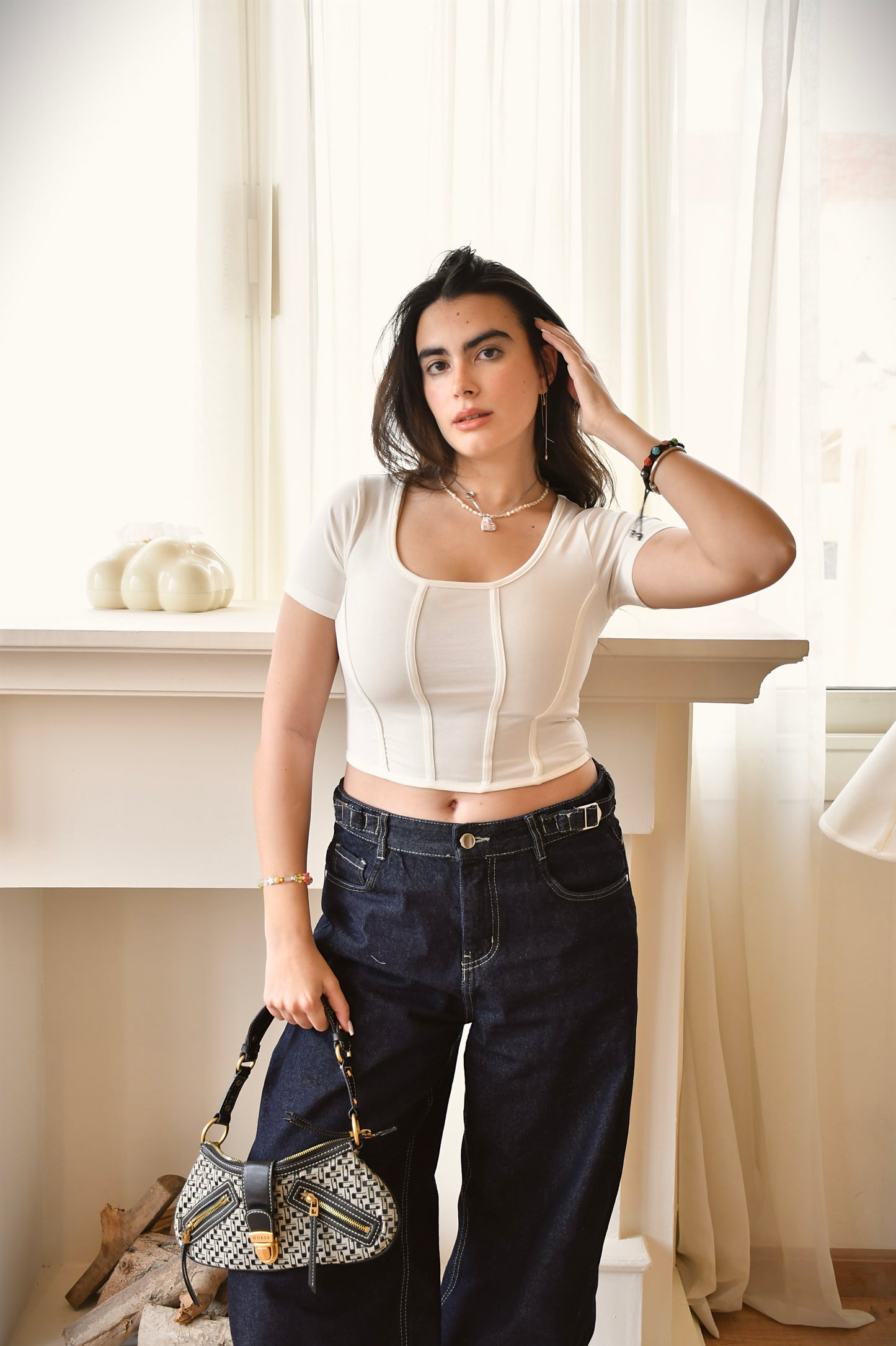 Short Sleeve Corset