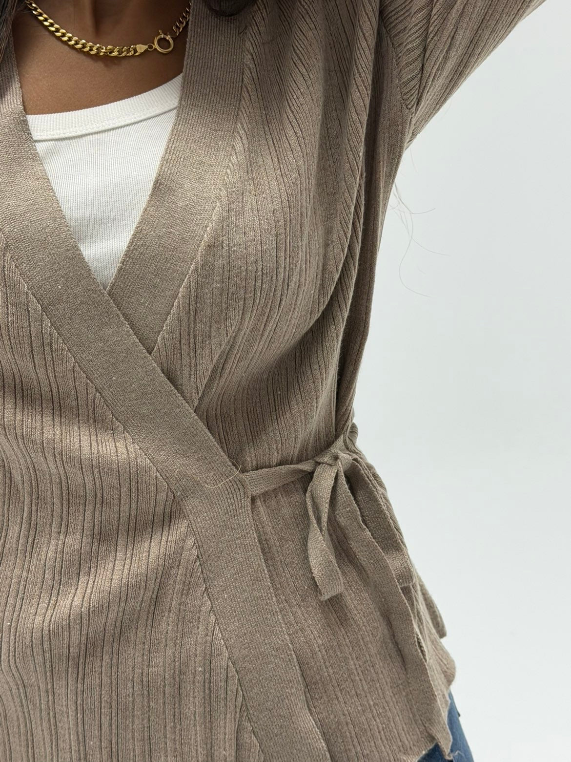 Wrap-Tie Sweater
