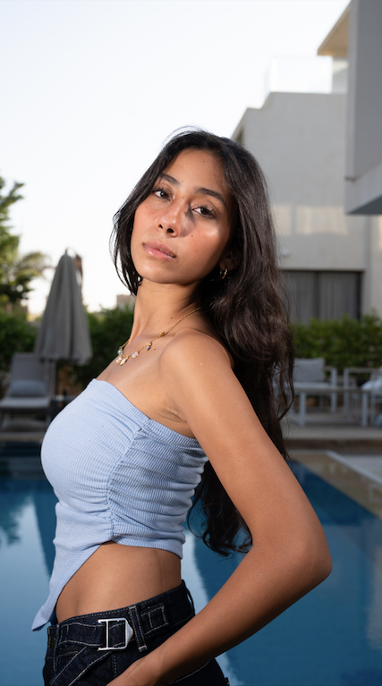 Waffle Strapless Top