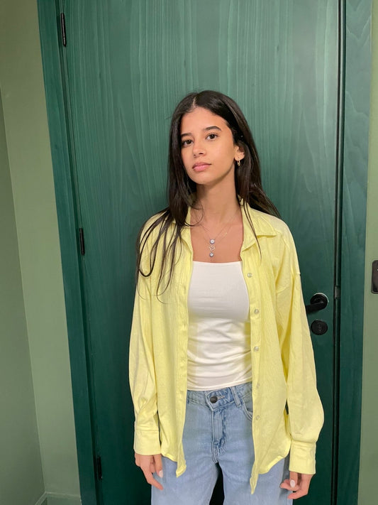 Yellow Flowy Shirt