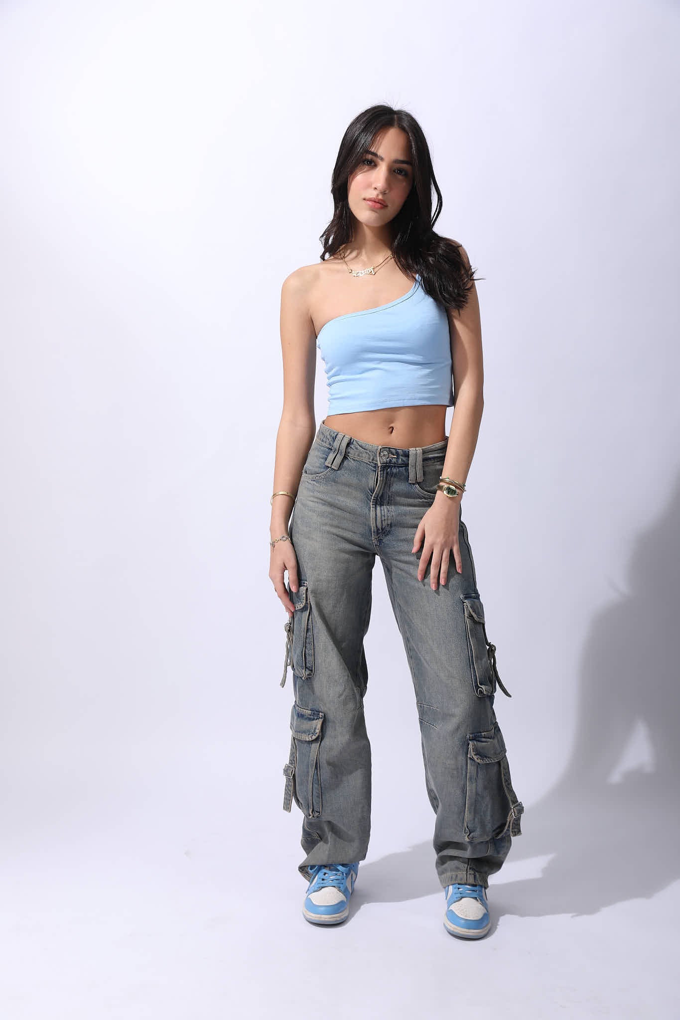 Asymmetric Cropped Top