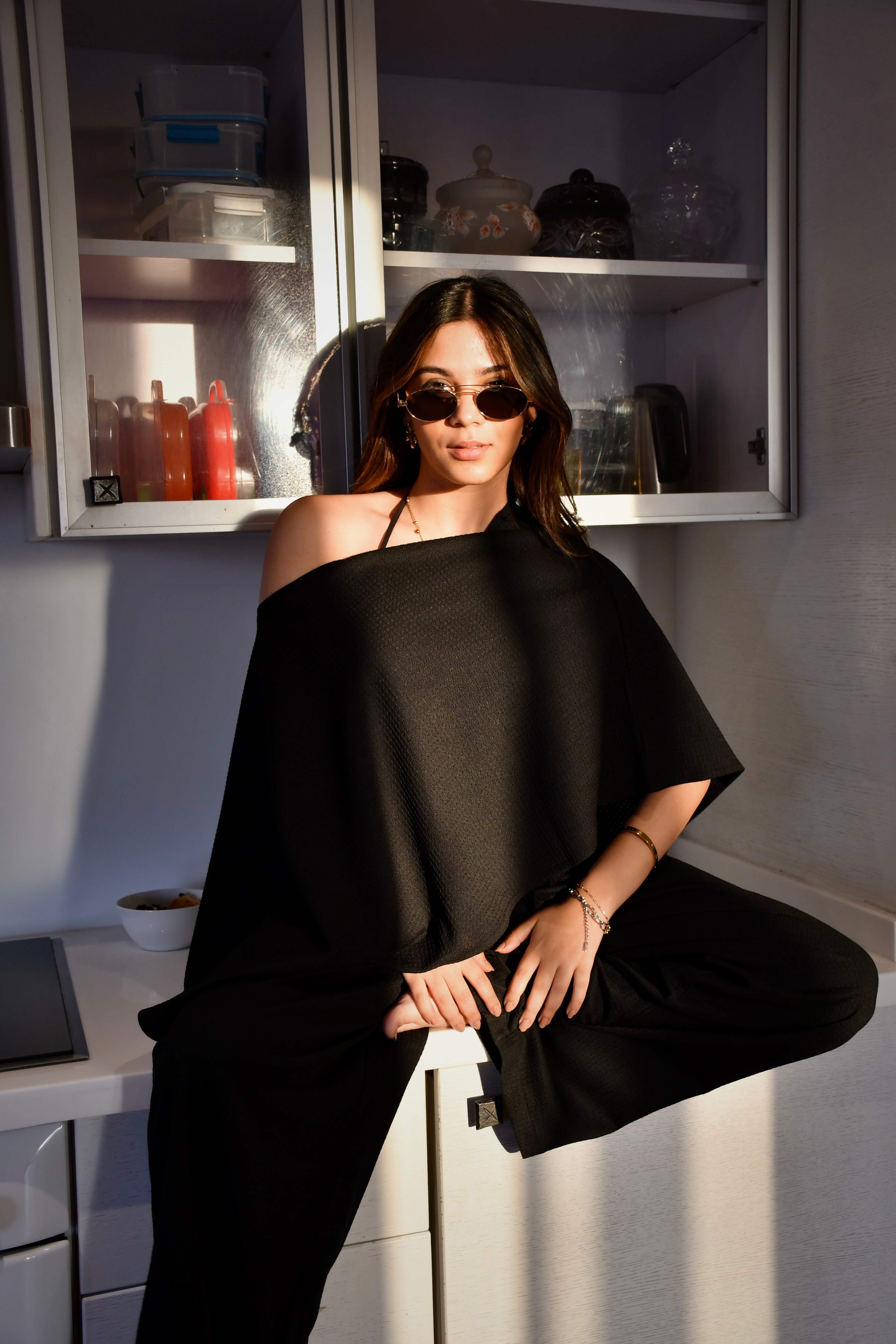 black-off-shoulder-set