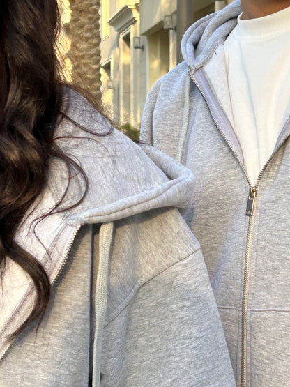 Grey Oversized Jacket