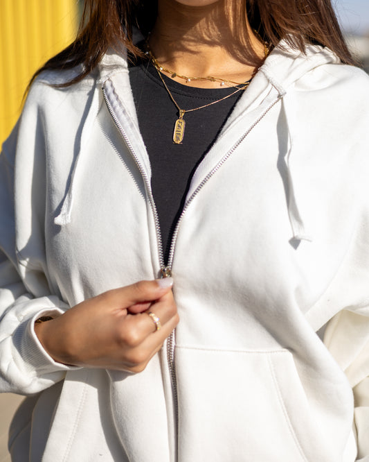 White Oversized Jacket
