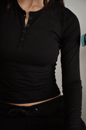 Buttoned Top