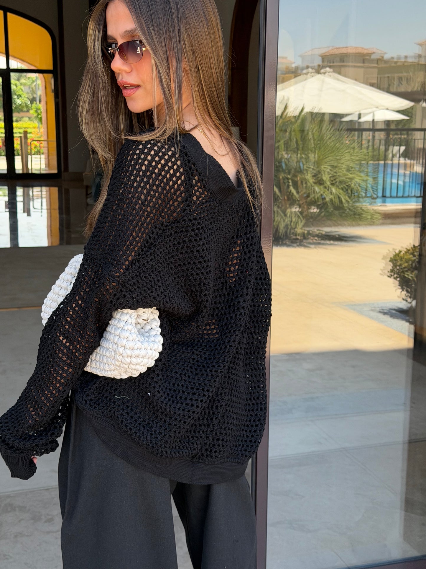 Black Knit Cardigan