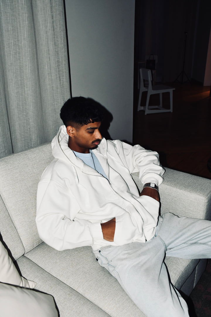 White Oversized Jacket