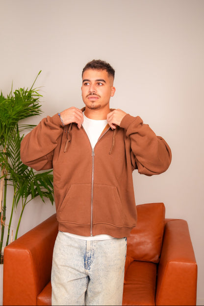 Brown Oversized Jacket