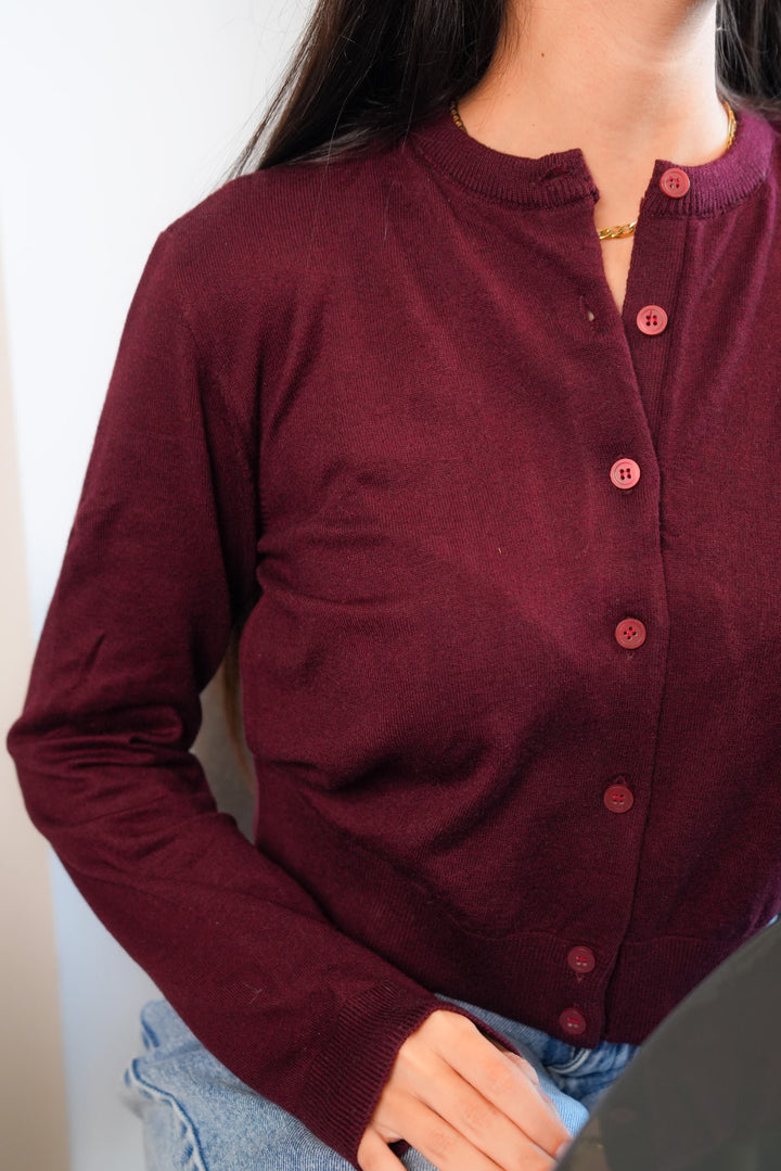 Buttoned Cardigan