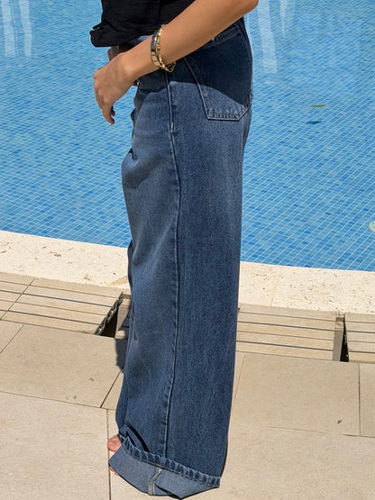 Wide-leg Jeans