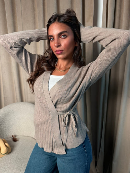 Wrap-Tie Sweater