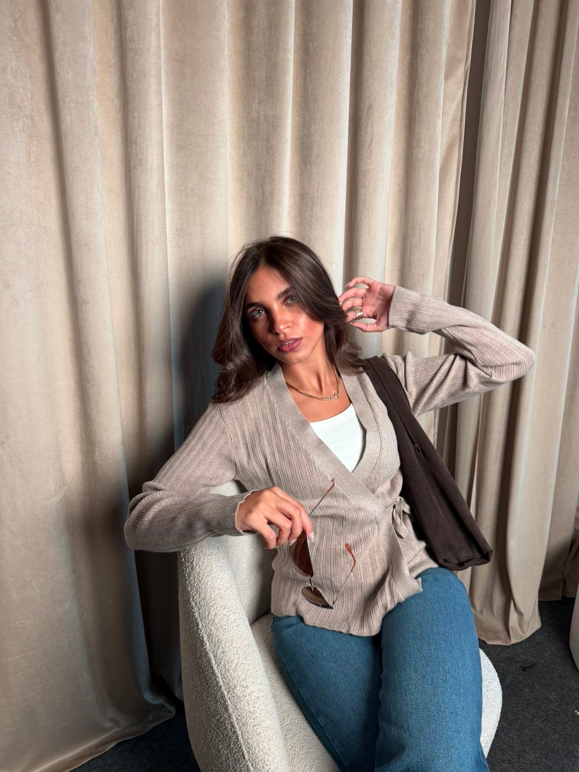 Wrap-Tie Sweater