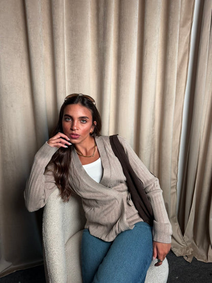 Wrap-Tie Sweater
