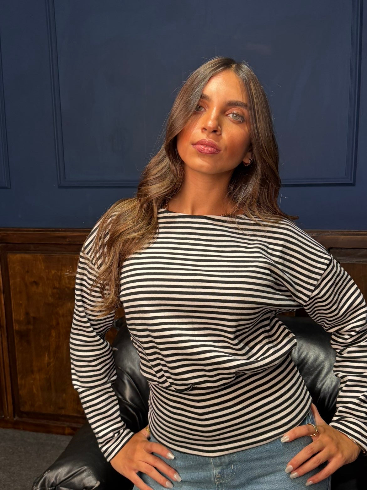 Striped Loose Top